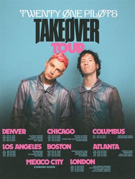 takeover tour twenty one pilots